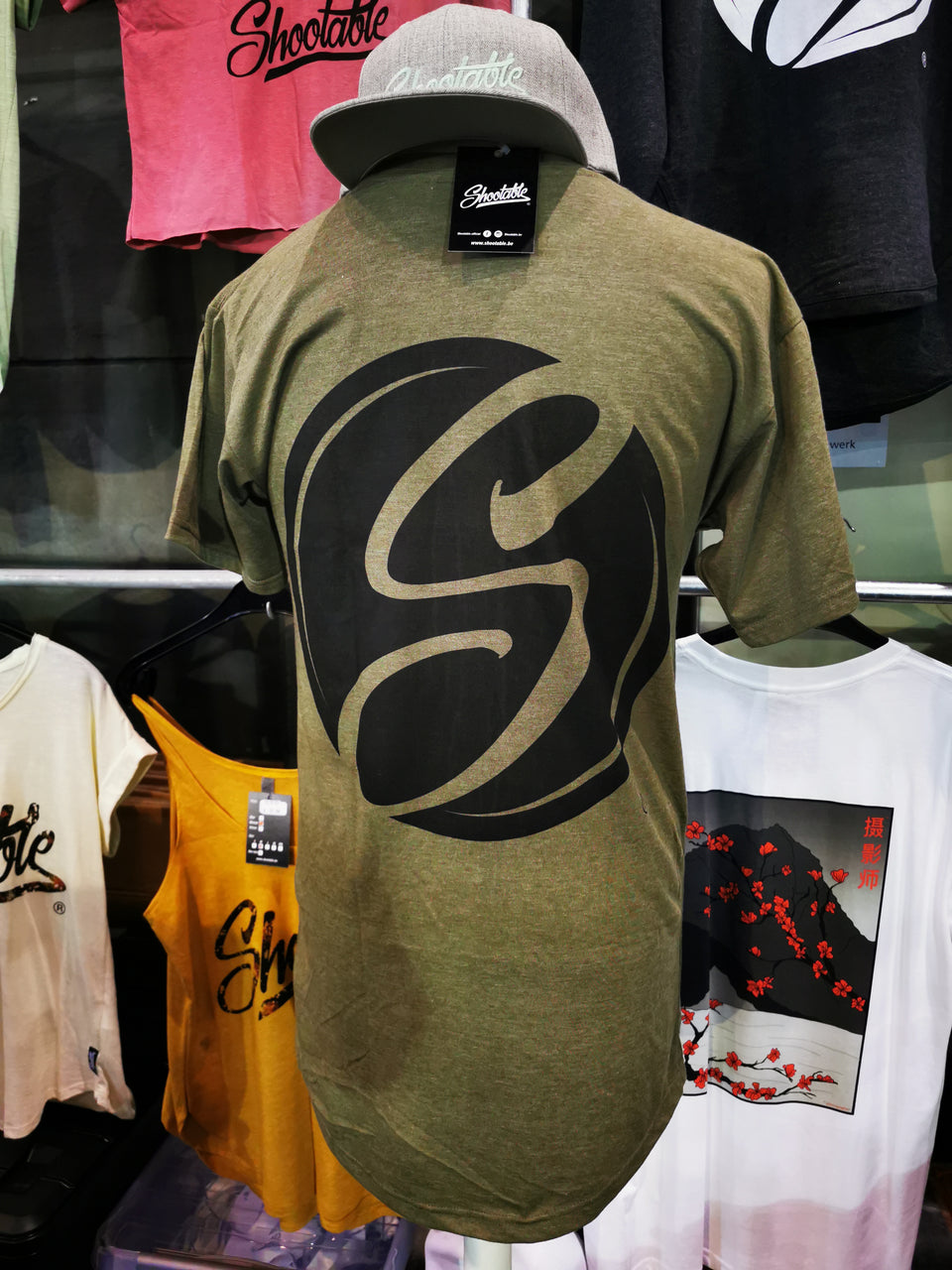 S collection Olive T-Shirt long body